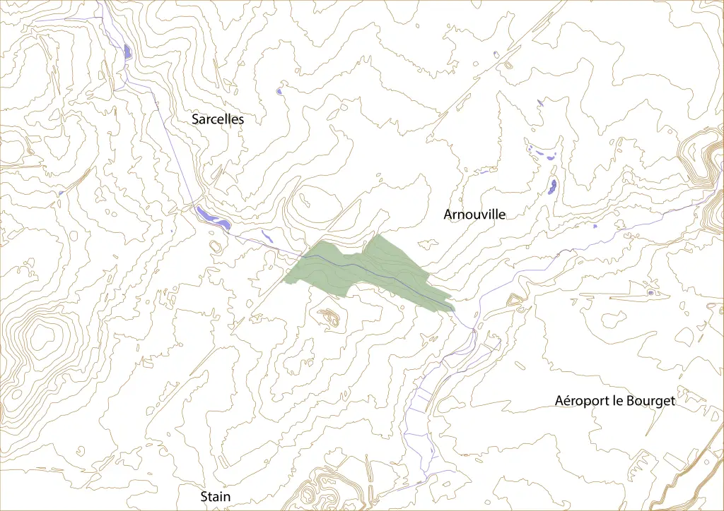 Garges sarcelle 1-30 000 topo-hydro-Co-Concept