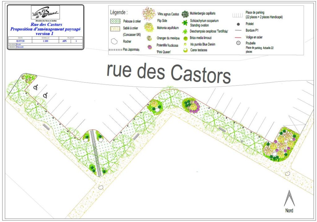 Plan de plantation Beaune Co-Concept