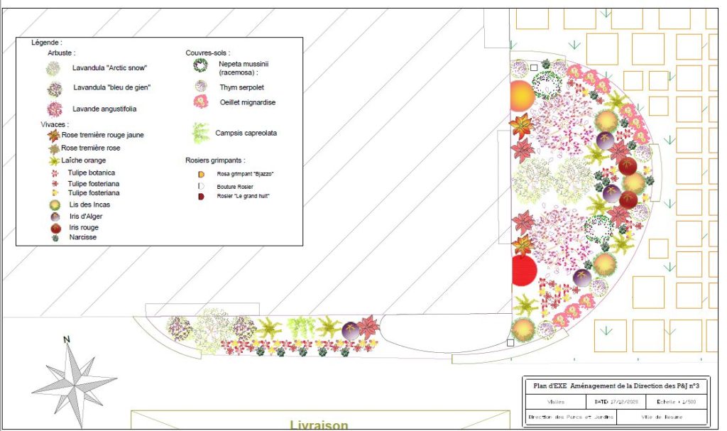 Plan de plantation massif Beaune Co-Concept 3 de la DPJ