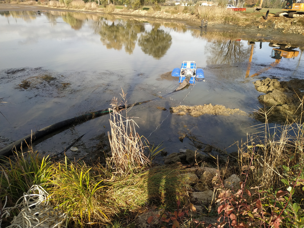 Pompage du lac Beaune Co-Concept